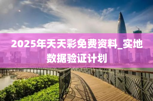 2025年天天彩免費資料_實地數(shù)據(jù)驗證計劃