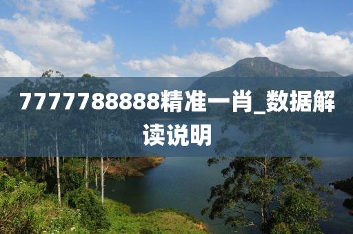 7777788888精準(zhǔn)一肖_數(shù)據(jù)解讀說明