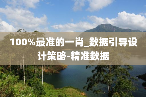 100%最準(zhǔn)的一肖_數(shù)據(jù)引導(dǎo)設(shè)計(jì)策略-精準(zhǔn)數(shù)據(jù)