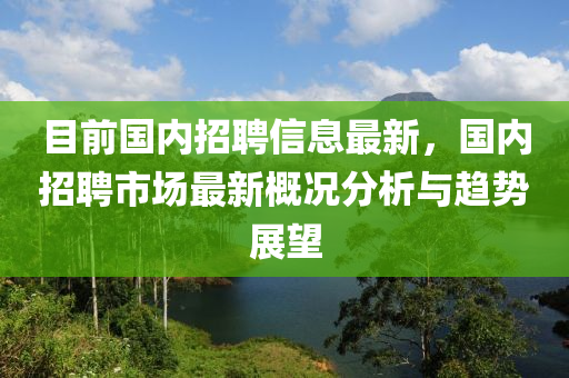 目前國內(nèi)招聘信息最新，國內(nèi)招聘市場最新概況分析與趨勢展望