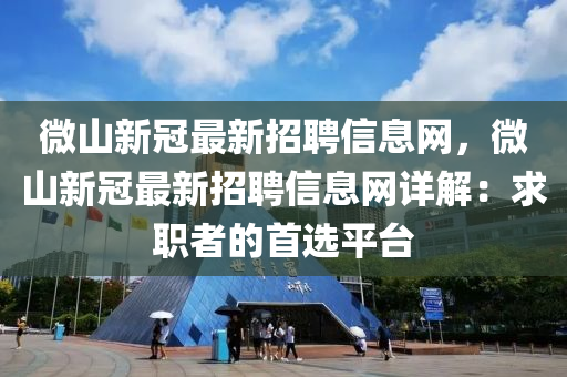 微山新冠最新招聘信息網(wǎng)，微山新冠最新招聘信息網(wǎng)詳解：求職者的首選平臺(tái)