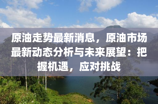 原油走勢最新消息，原油市場最新動態(tài)分析與未來展望：把握機遇，應(yīng)對挑戰(zhàn)