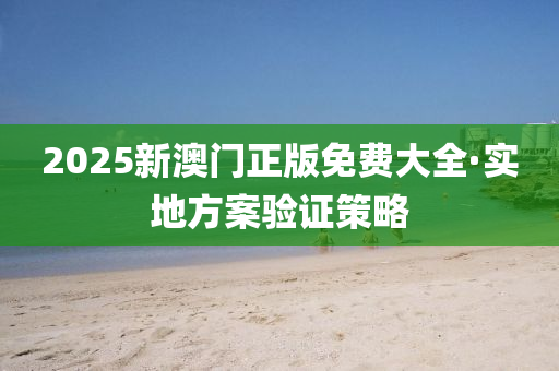 2025新澳門正版免費(fèi)大全·實(shí)地方案驗(yàn)證策略