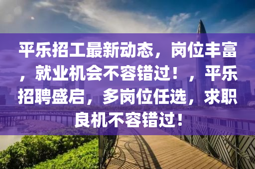 平樂招工最新動態(tài)，崗位豐富，就業(yè)機(jī)會不容錯過！，平樂招聘盛啟，多崗位任選，求職良機(jī)不容錯過！