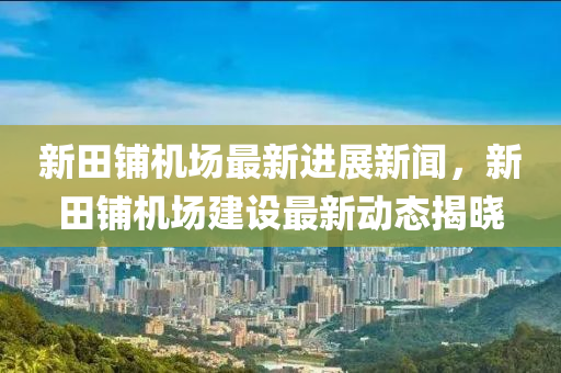 新田鋪機場最新進展新聞，新田鋪機場建設最新動態(tài)揭曉