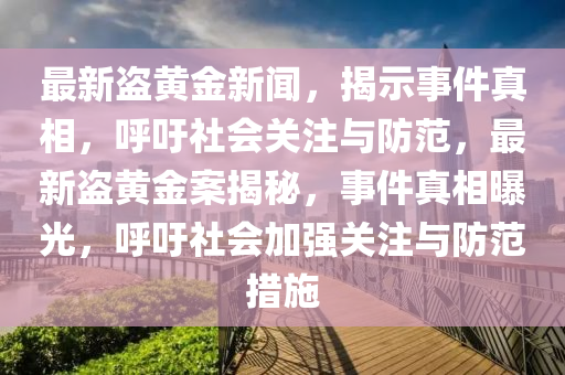 最新盜黃金新聞，揭示事件真相，呼吁社會關(guān)注與防范，最新盜黃金案揭秘，事件真相曝光，呼吁社會加強關(guān)注與防范措施