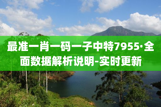 最準(zhǔn)一肖一碼一子中特7955·全面數(shù)據(jù)解析說明-實時更新