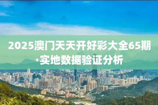 2025澳門天天開好彩大全65期·實地數(shù)據(jù)驗證分析