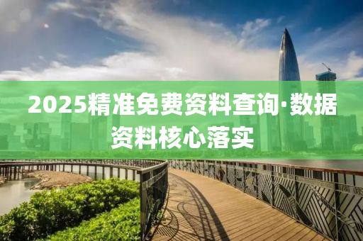 2025精準(zhǔn)免費資料查詢·數(shù)據(jù)資料核心落實