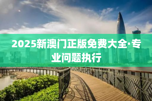 2025新澳門正版免費(fèi)大全·專業(yè)問題執(zhí)行