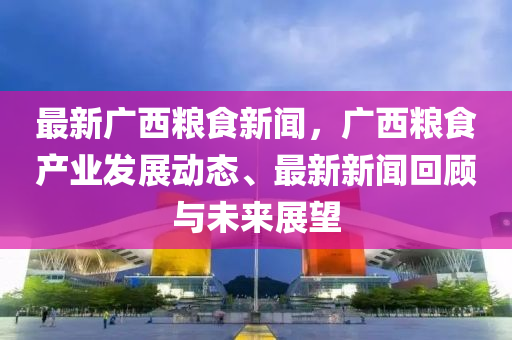 最新廣西糧食新聞，廣西糧食產(chǎn)業(yè)發(fā)展動(dòng)態(tài)、最新新聞回顧與未來展望