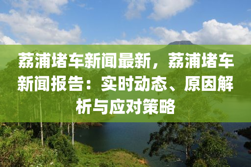 荔浦堵車新聞最新，荔浦堵車新聞報告：實時動態(tài)、原因解析與應對策略