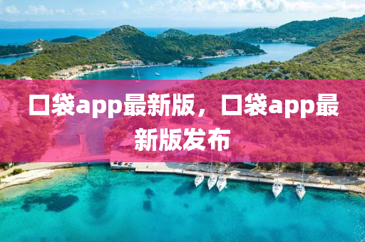 口袋app最新版，口袋app最新版發(fā)布