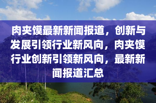 肉夾饃最新新聞報道，創(chuàng)新與發(fā)展引領(lǐng)行業(yè)新風(fēng)向，肉夾饃行業(yè)創(chuàng)新引領(lǐng)新風(fēng)向，最新新聞報道匯總