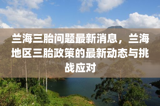 蘭海三胎問題最新消息，蘭海地區(qū)三胎政策的最新動態(tài)與挑戰(zhàn)應對