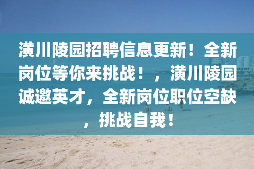 潢川陵園招聘信息更新！全新崗位等你來挑戰(zhàn)！，潢川陵園誠邀英才，全新崗位職位空缺，挑戰(zhàn)自我！