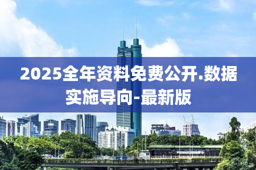 2025全年資料免費(fèi)公開.數(shù)據(jù)實(shí)施導(dǎo)向-最新版