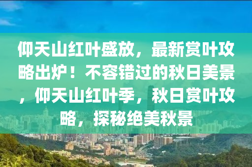 仰天山紅葉盛放，最新賞葉攻略出爐！不容錯(cuò)過(guò)的秋日美景，仰天山紅葉季，秋日賞葉攻略，探秘絕美秋景