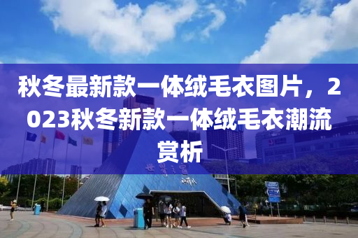 秋冬最新款一體絨毛衣圖片，2023秋冬新款一體絨毛衣潮流賞析