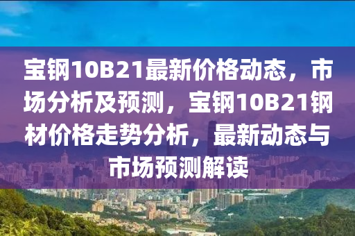 寶鋼10B21最新價格動態(tài)，市場分析及預(yù)測，寶鋼10B21鋼材價格走勢分析，最新動態(tài)與市場預(yù)測解讀