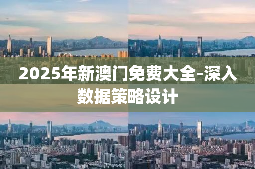 2025年新澳門(mén)免費(fèi)大全-深入數(shù)據(jù)策略設(shè)計(jì)