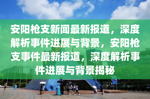 安陽槍支新聞最新報道，深度解析事件進展與背景，安陽槍支事件最新報道，深度解析事件進展與背景揭秘