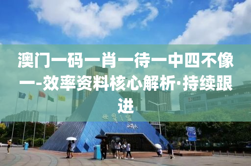 澳門一碼一肖一待一中四不像一-效率資料核心解析·持續(xù)跟進(jìn)