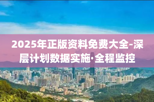 2025年正版資料免費(fèi)大全-深層計(jì)劃數(shù)據(jù)實(shí)施·全程監(jiān)控