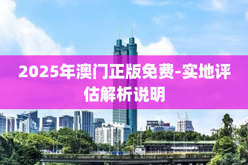 2025年澳門正版免費-實地評估解析說明