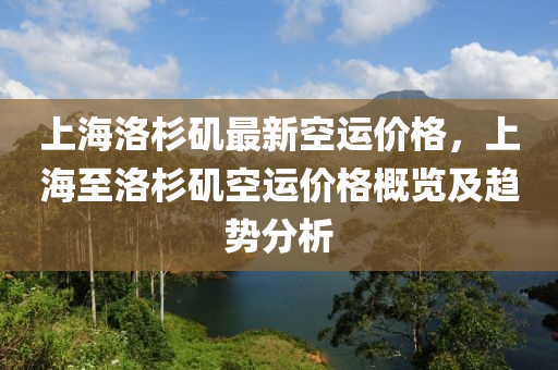 上海洛杉磯最新空運(yùn)價(jià)格，上海至洛杉磯空運(yùn)價(jià)格概覽及趨勢(shì)分析