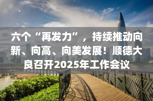 六個“再發(fā)力”，持續(xù)推動向新、向高、向美發(fā)展！順德大良召開2025年工作會議