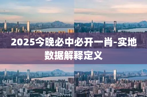 2025今晚必中必開一肖-實地數(shù)據(jù)解釋定義