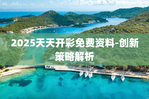 2025天天開彩免費(fèi)資料-創(chuàng)新策略解析