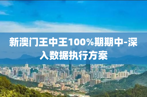 新澳門王中王100%期期中-深入數(shù)據(jù)執(zhí)行方案