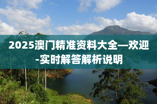 2025澳門精準(zhǔn)資料大全—?dú)g迎-實(shí)時解答解析說明