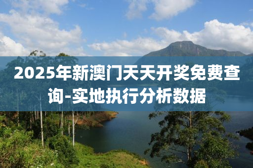 2025年新澳門天天開獎免費查詢-實地執(zhí)行分析數(shù)據(jù)