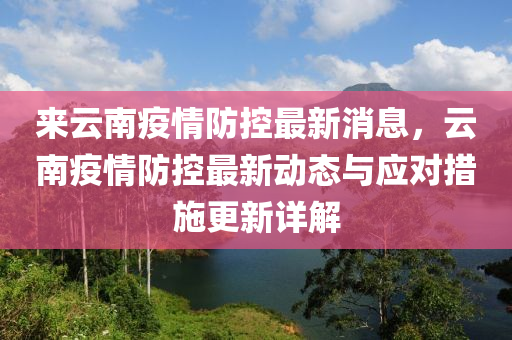 來云南疫情防控最新消息，云南疫情防控最新動態(tài)與應(yīng)對措施更新詳解