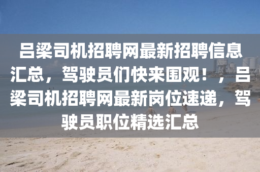 呂梁司機招聘網(wǎng)最新招聘信息匯總，駕駛員們快來圍觀！，呂梁司機招聘網(wǎng)最新崗位速遞，駕駛員職位精選匯總