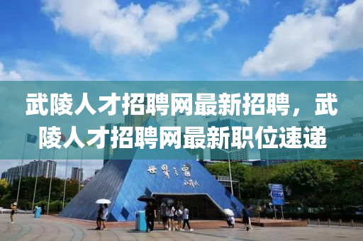 武陵人才招聘網(wǎng)最新招聘，武陵人才招聘網(wǎng)最新職位速遞