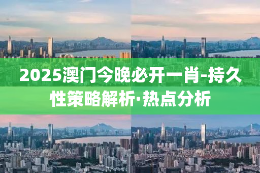 2025澳門今晚必開一肖-持久性策略解析·熱點分析