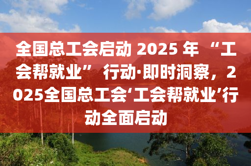 全國總工會(huì)啟動(dòng) 2025 年 “工會(huì)幫就業(yè)” 行動(dòng)·即時(shí)洞察，2025全國總工會(huì)‘工會(huì)幫就業(yè)’行動(dòng)全面啟動(dòng)