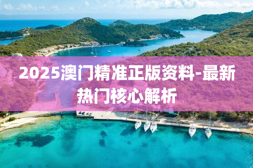 2025澳門精準(zhǔn)正版資料-最新熱門核心解析