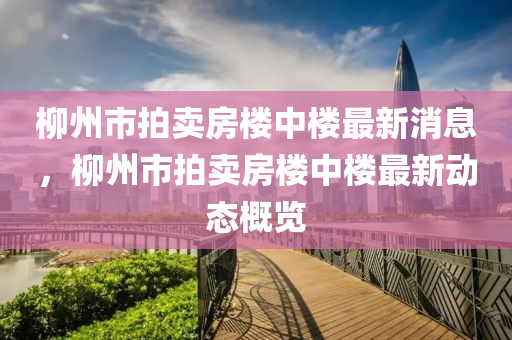 柳州市拍賣房樓中樓最新消息，柳州市拍賣房樓中樓最新動態(tài)概覽