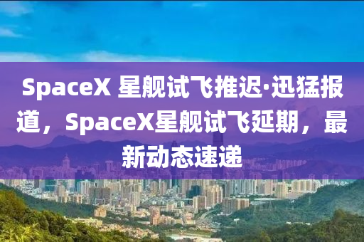 SpaceX 星艦試飛推遲·迅猛報道，SpaceX星艦試飛延期，最新動態(tài)速遞