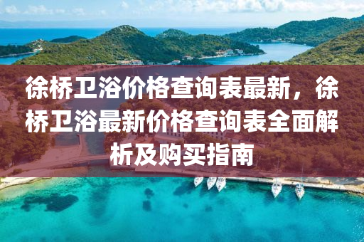 徐橋衛(wèi)浴價格查詢表最新，徐橋衛(wèi)浴最新價格查詢表全面解析及購買指南