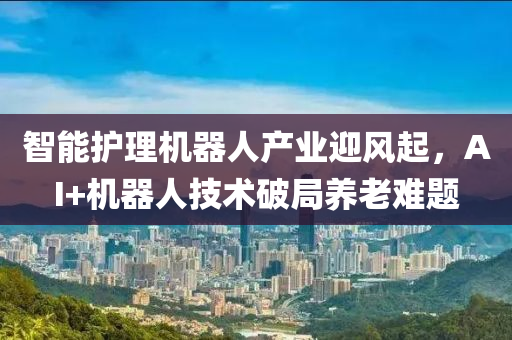 智能護理機器人產(chǎn)業(yè)迎風(fēng)起，AI+機器人技術(shù)破局養(yǎng)老難題