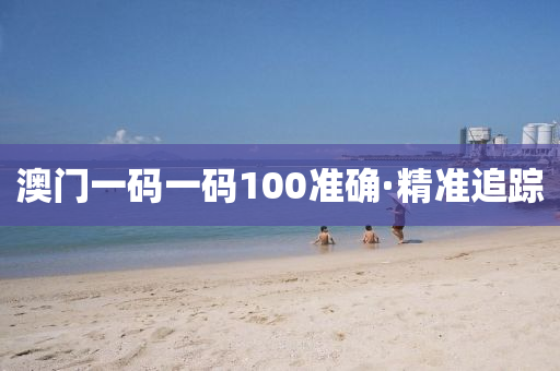 澳門一碼一碼100準確·精準追蹤