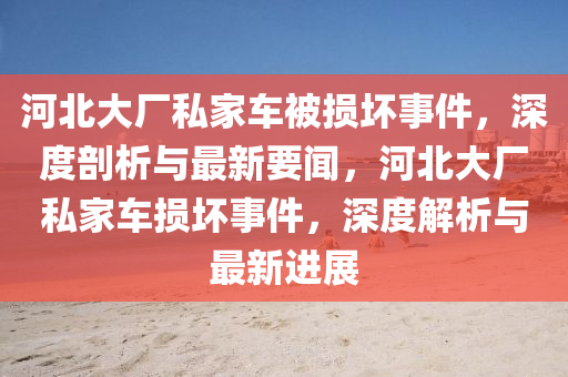 河北大廠私家車被損壞事件，深度剖析與最新要聞，河北大廠私家車損壞事件，深度解析與最新進展