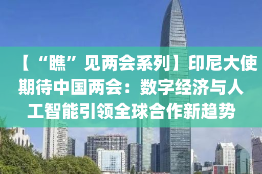 【“瞧”見兩會(huì)系列】印尼大使期待中國(guó)兩會(huì)：數(shù)字經(jīng)濟(jì)與人工智能引領(lǐng)全球合作新趨勢(shì)