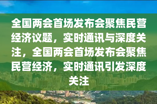 全國兩會首場發(fā)布會聚焦民營經(jīng)濟(jì)議題，實(shí)時(shí)通訊與深度關(guān)注，全國兩會首場發(fā)布會聚焦民營經(jīng)濟(jì)，實(shí)時(shí)通訊引發(fā)深度關(guān)注